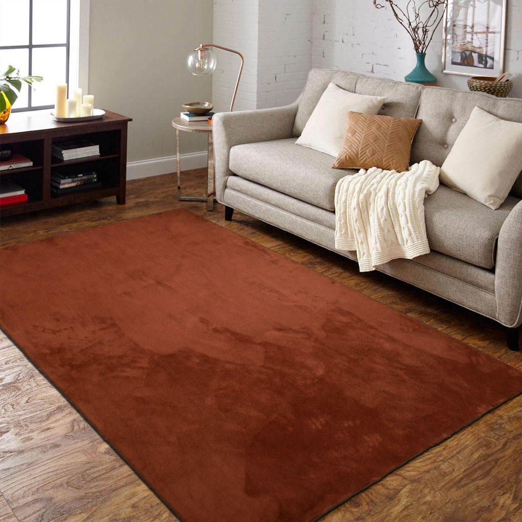 10mm pile taas glossy yarn velvet solid carpet