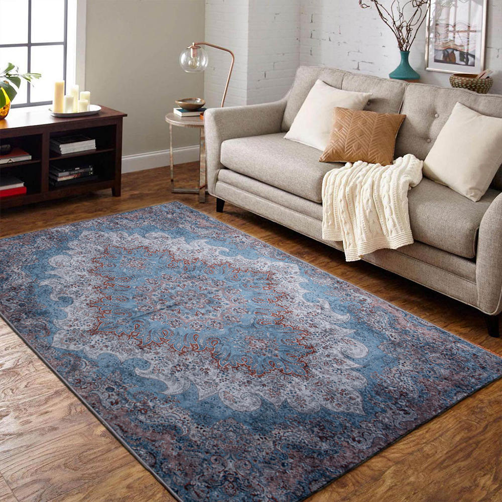 019 Imitasyon Silk Printed Carpet